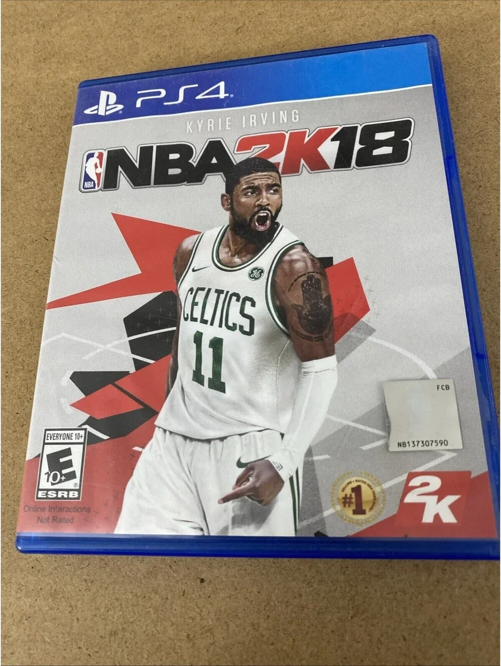 NBA 2K18 Kyrie Irving Cover Standard Edition PlayStation 4 (PS4)  W/manuel